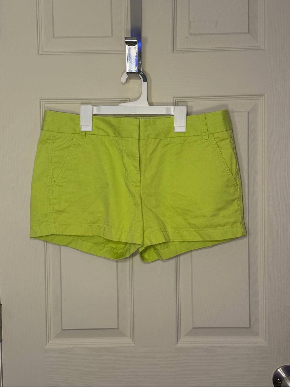 J. Crew Neon Lime Chino Shorts
